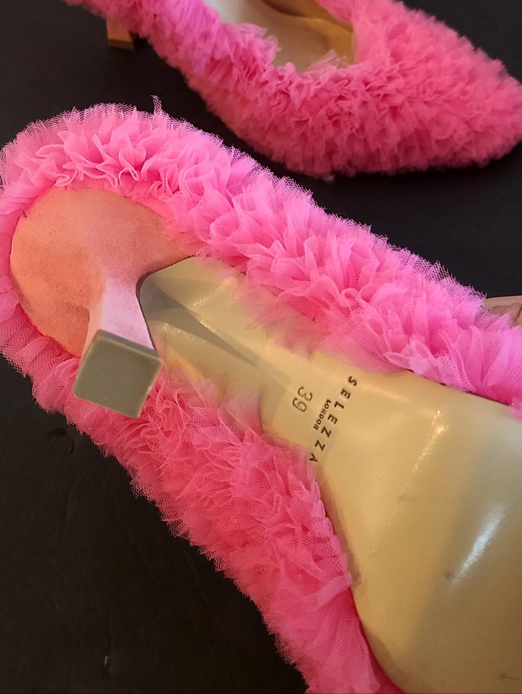Selezza London Pink Tulle Pumps Size 39 — image 4 of 6